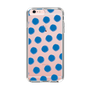 Slim Protection Case［ Original - Favorite Color Polka Dots - Blue ］