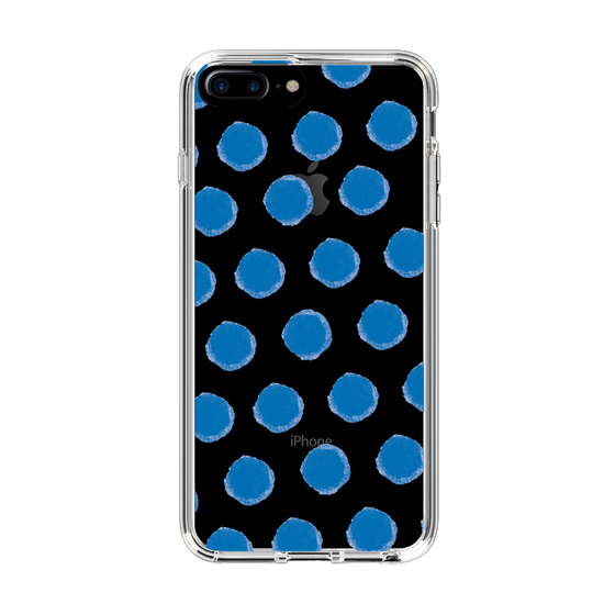 Slim Protection Case［ Original - Favorite Color Polka Dots - Blue ］