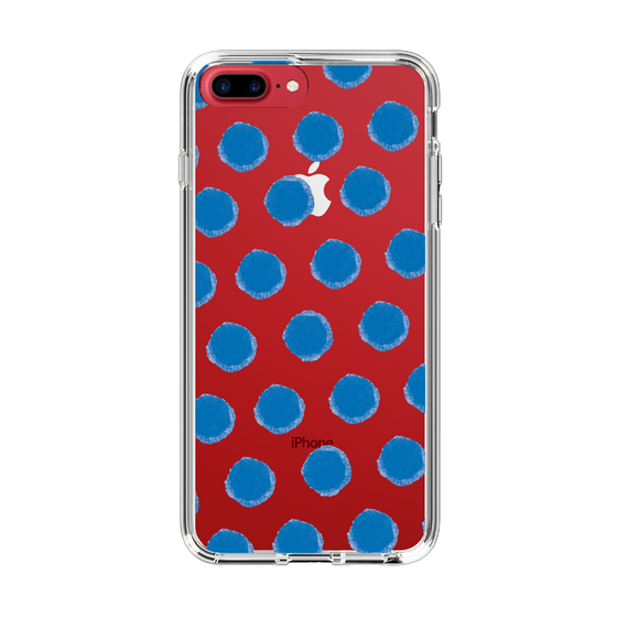 Slim Protection Case［ Original - Favorite Color Polka Dots - Blue ］
