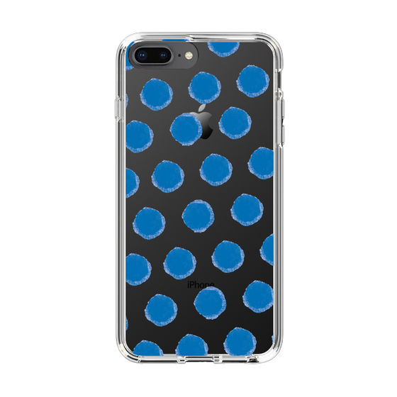 Slim Protection Case［ Original - Favorite Color Polka Dots - Blue ］