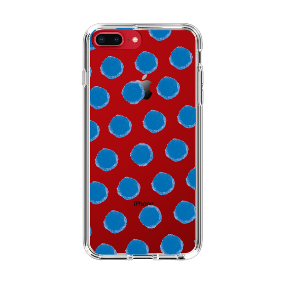 Slim Protection Case［ Original - Favorite Color Polka Dots - Blue ］