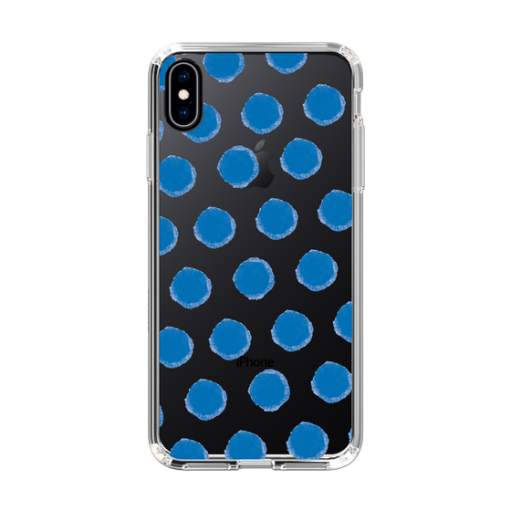 Slim Protection Case［ Original - Favorite Color Polka Dots - Blue ］