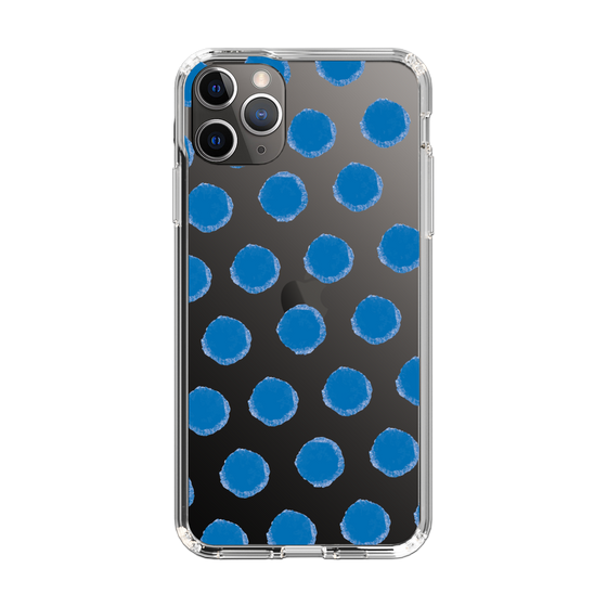Slim Protection Case［ Original - Favorite Color Polka Dots - Blue ］