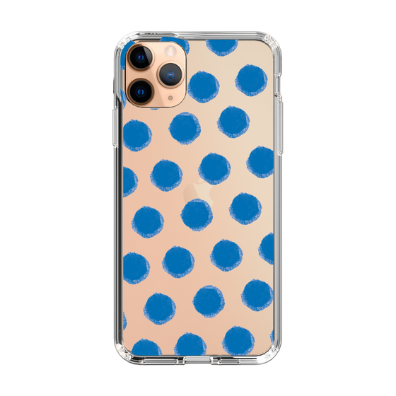 Slim Protection Case［ Original - Favorite Color Polka Dots - Blue ］