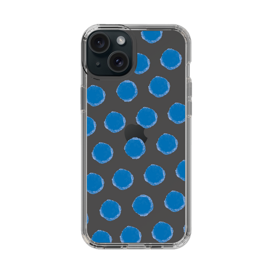 Slim Protection Case［ Original - Favorite Color Polka Dots - Blue ］