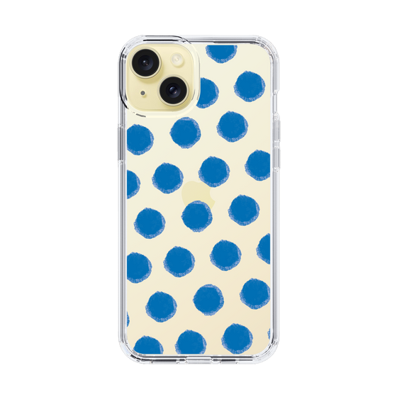 Slim Protection Case［ Original - Favorite Color Polka Dots - Blue ］