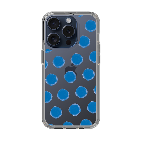 Slim Protection Case［ Original - Favorite Color Polka Dots - Blue ］