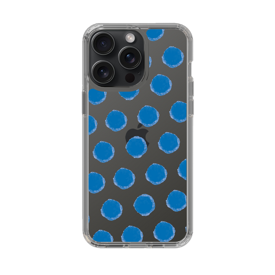 Slim Protection Case［ Original - Favorite Color Polka Dots - Blue ］