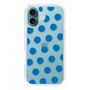 Slim Protection Case［ Original - Favorite Color Polka Dots - Blue ］