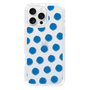 Slim Protection Case［ Original - Favorite Color Polka Dots - Blue ］