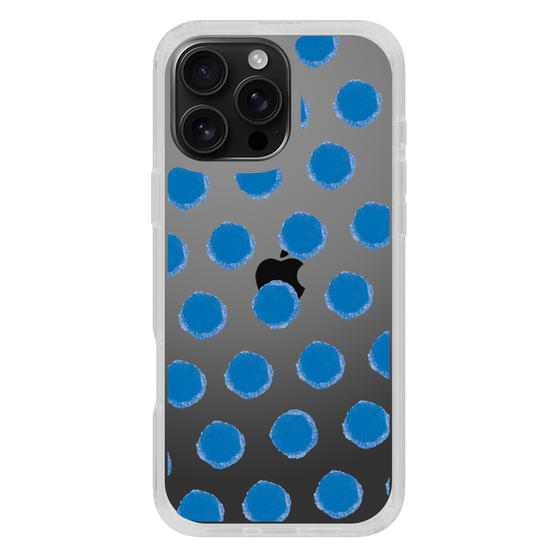 Slim Protection Case［ Original - Favorite Color Polka Dots - Blue ］