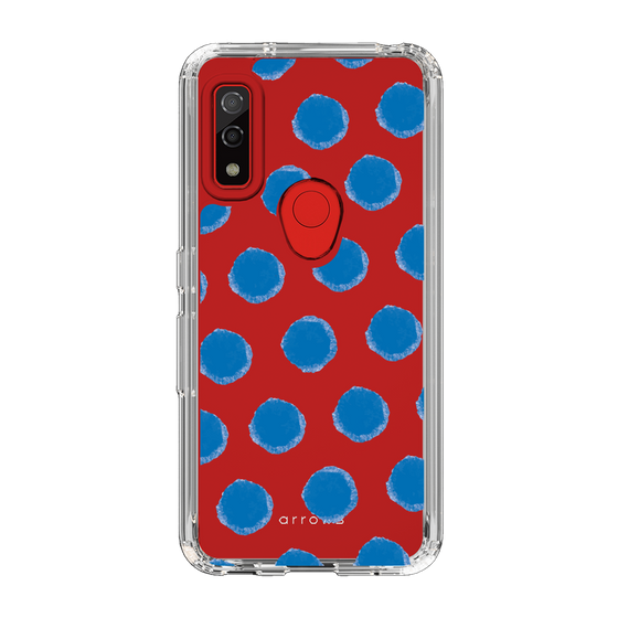 Slim Protection Case［ Original - Favorite Color Polka Dots - Blue ］