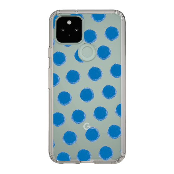 Slim Protection Case［ Original - Favorite Color Polka Dots - Blue ］