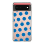 Slim Protection Case［ Original - Favorite Color Polka Dots - Blue ］