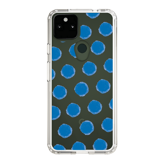 Slim Protection Case［ Original - Favorite Color Polka Dots - Blue ］
