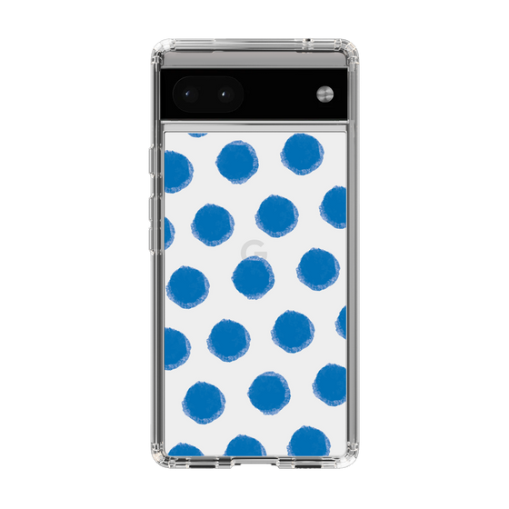 Slim Protection Case［ Original - Favorite Color Polka Dots - Blue ］