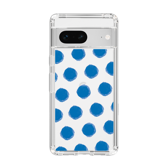 Slim Protection Case［ Original - Favorite Color Polka Dots - Blue ］