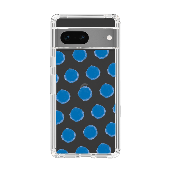 Slim Protection Case［ Original - Favorite Color Polka Dots - Blue ］