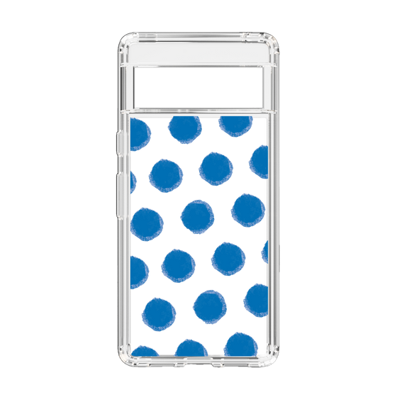 Slim Protection Case［ Original - Favorite Color Polka Dots - Blue ］