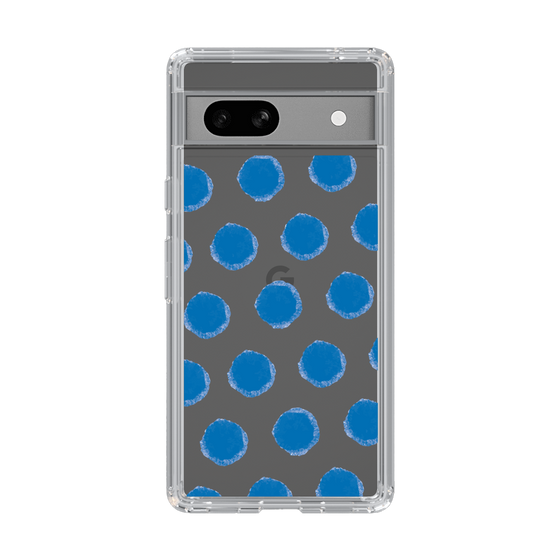 Slim Protection Case［ Original - Favorite Color Polka Dots - Blue ］