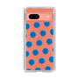 Slim Protection Case［ Original - Favorite Color Polka Dots - Blue ］
