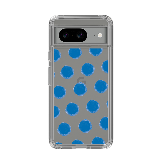 Slim Protection Case［ Original - Favorite Color Polka Dots - Blue ］