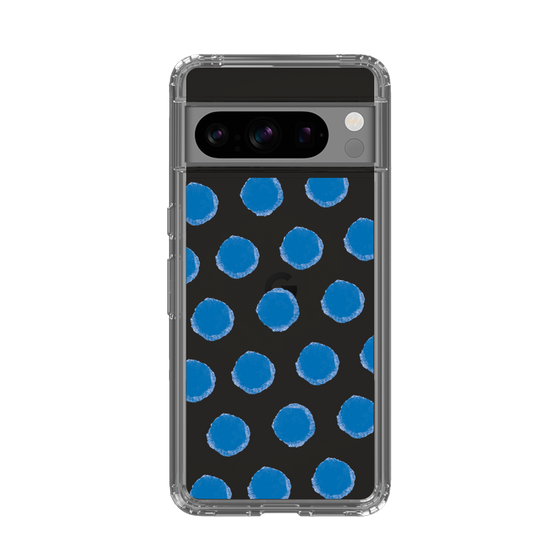 Slim Protection Case［ Original - Favorite Color Polka Dots - Blue ］