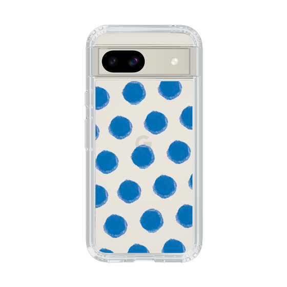 Slim Protection Case［ Original - Favorite Color Polka Dots - Blue ］