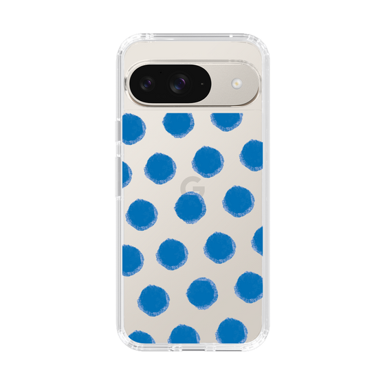 Slim Protection Case［ Original - Favorite Color Polka Dots - Blue ］