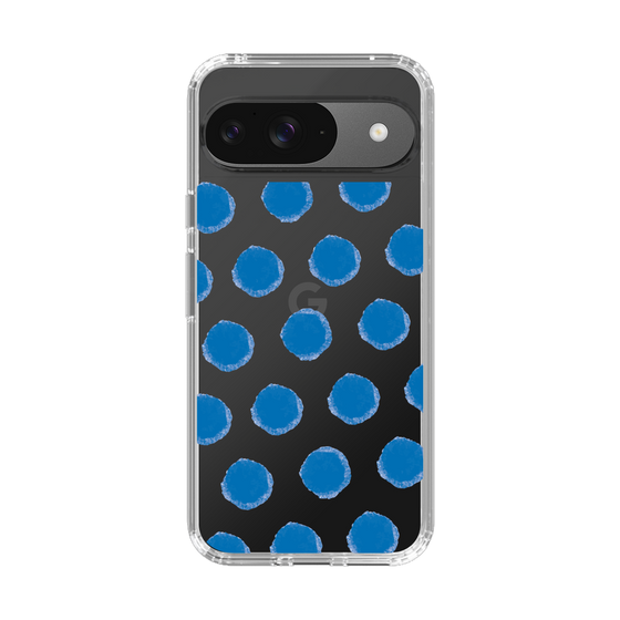 Slim Protection Case［ Original - Favorite Color Polka Dots - Blue ］