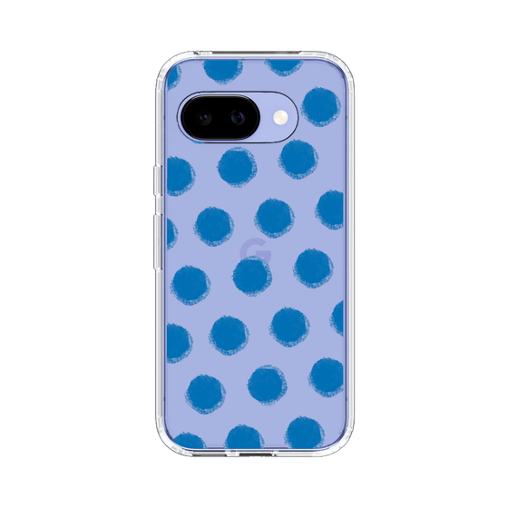 Slim Protection Case［ Original - Favorite Color Polka Dots - Blue ］