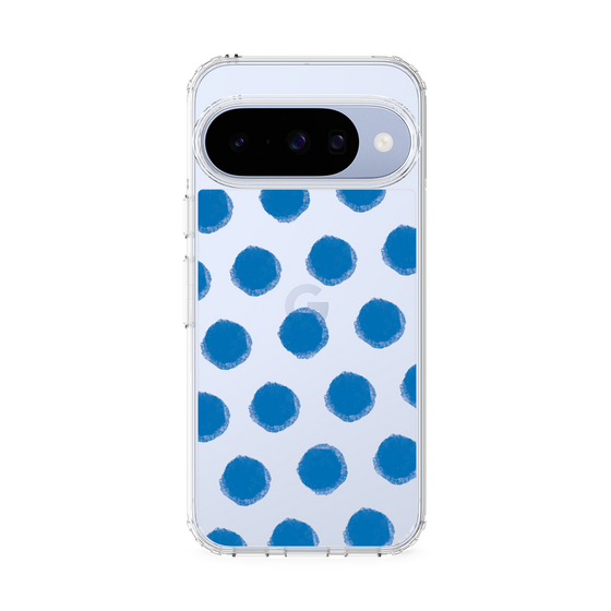 Slim Protection Case［ Original - Favorite Color Polka Dots - Blue ］