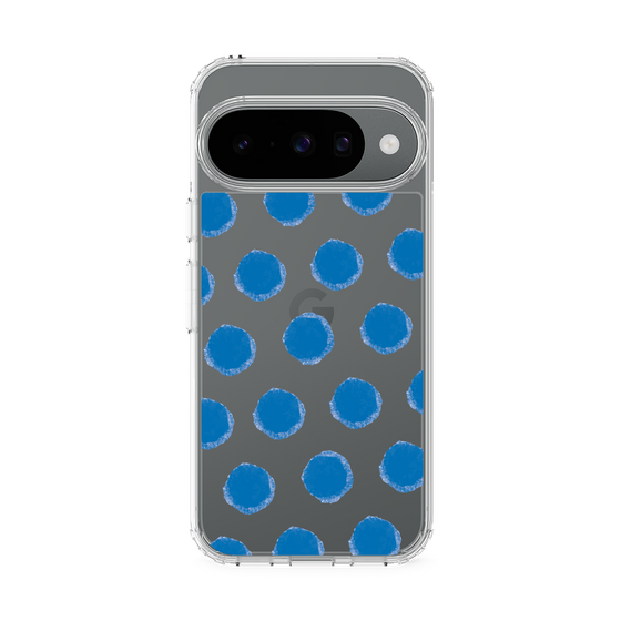 Slim Protection Case［ Original - Favorite Color Polka Dots - Blue ］