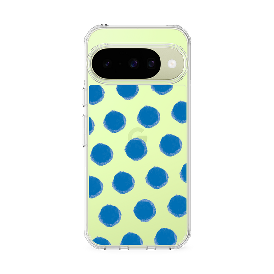 Slim Protection Case［ Original - Favorite Color Polka Dots - Blue ］