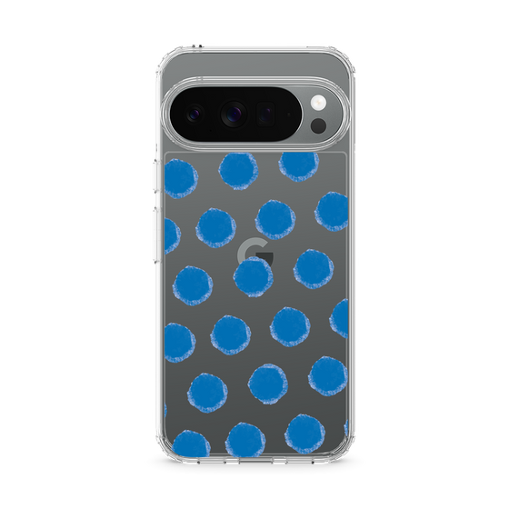 Slim Protection Case［ Original - Favorite Color Polka Dots - Blue ］