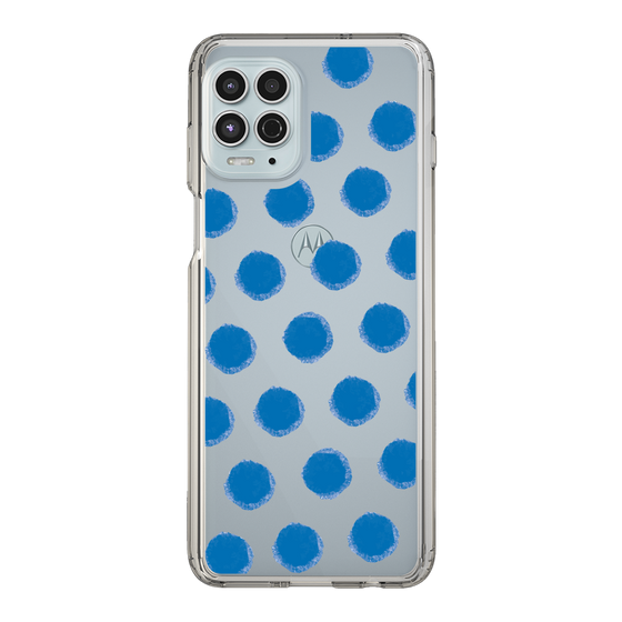 Slim Protection Case［ Original - Favorite Color Polka Dots - Blue ］