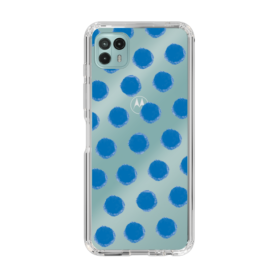 Slim Protection Case［ Original - Favorite Color Polka Dots - Blue ］