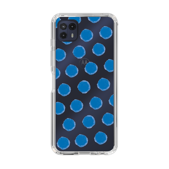 Slim Protection Case［ Original - Favorite Color Polka Dots - Blue ］