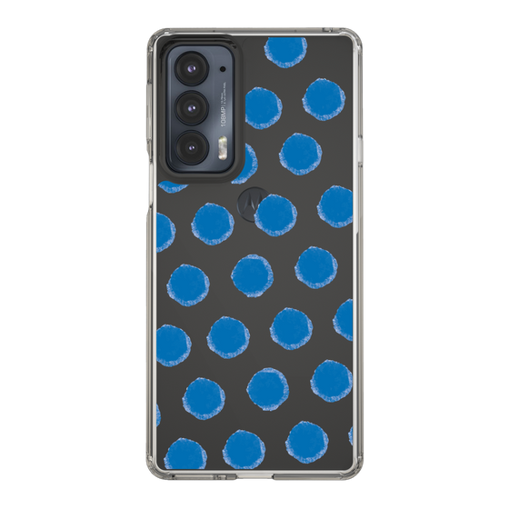 Slim Protection Case［ Original - Favorite Color Polka Dots - Blue ］