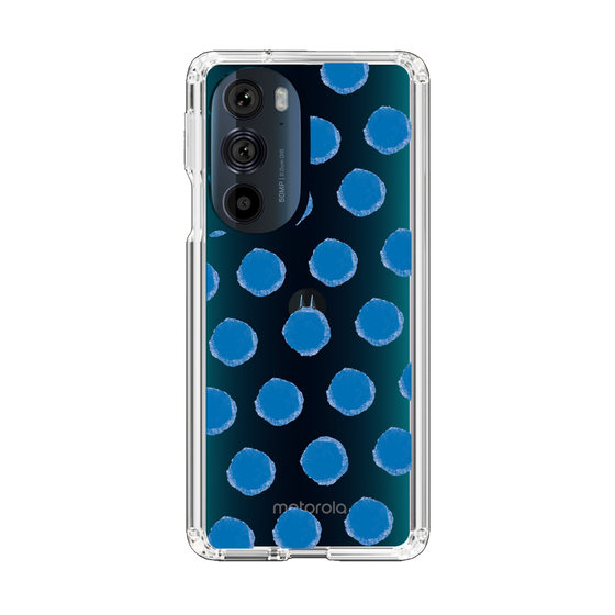 Slim Protection Case［ Original - Favorite Color Polka Dots - Blue ］
