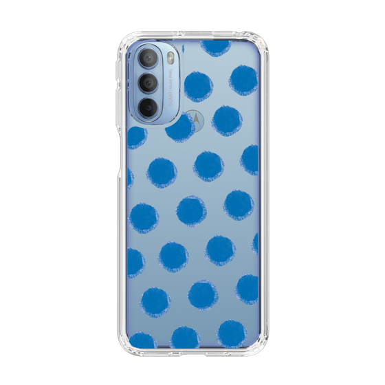 Slim Protection Case［ Original - Favorite Color Polka Dots - Blue ］