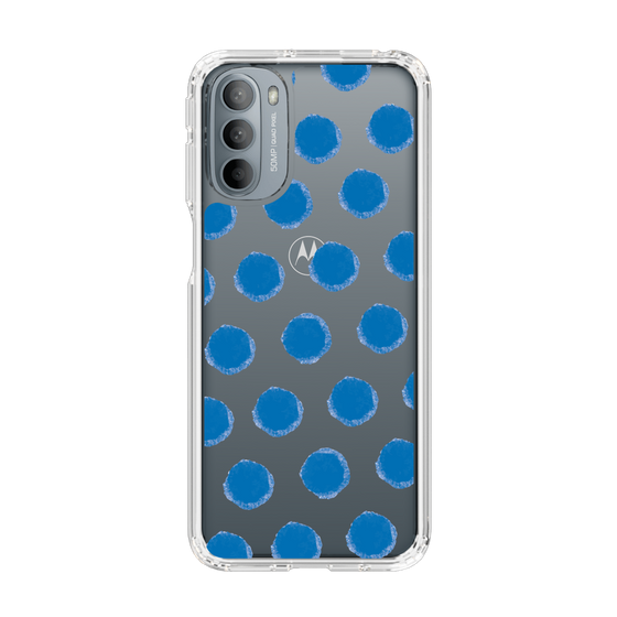 Slim Protection Case［ Original - Favorite Color Polka Dots - Blue ］