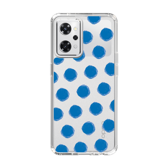 Slim Protection Case［ オリジナル - 推し色水玉 - Blue ］