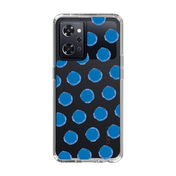 Slim Protection Case［ オリジナル - 推し色水玉 - Blue ］
