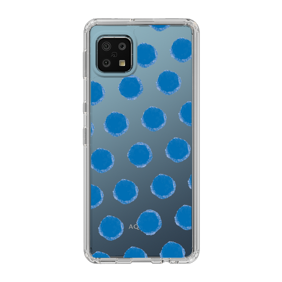 Slim Protection Case［ Original - Favorite Color Polka Dots - Blue ］