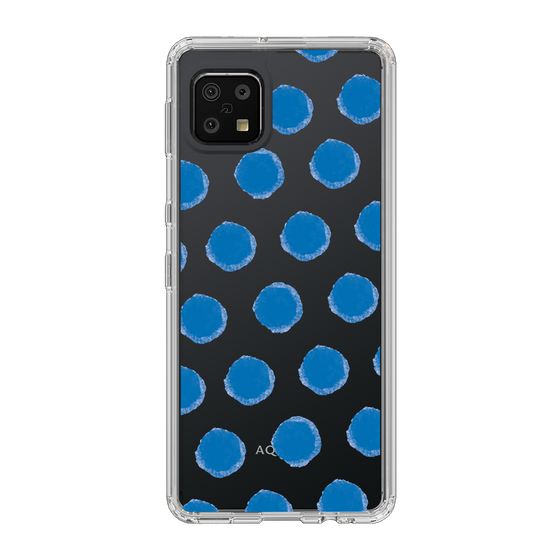 Slim Protection Case［ Original - Favorite Color Polka Dots - Blue ］