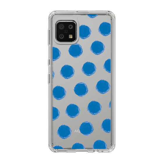 Slim Protection Case［ Original - Favorite Color Polka Dots - Blue ］