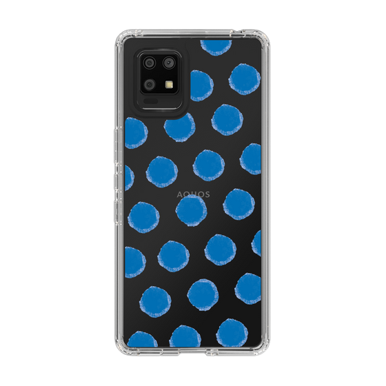 Slim Protection Case［ Original - Favorite Color Polka Dots - Blue ］