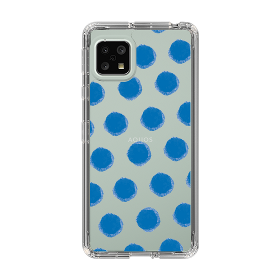 Slim Protection Case［ Original - Favorite Color Polka Dots - Blue ］