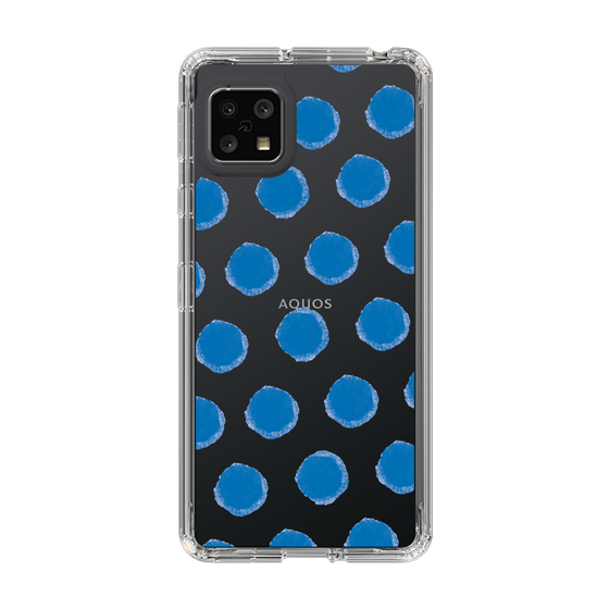 Slim Protection Case［ Original - Favorite Color Polka Dots - Blue ］